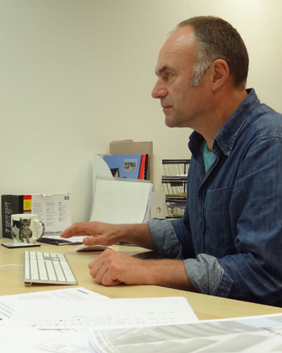 Paul carrying out Ecohomes Assessments