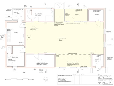 Machrihanish Village Hall - plan